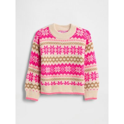 Gap Baby svetr Fair Isle Růžová – Sleviste.cz