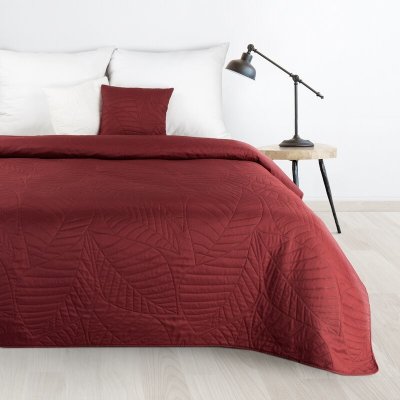 Takoy DESIGN 91 Přehoz na postel s raženým motivem listů -HF-404794 170 x 210 cm – Hledejceny.cz