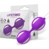 LateToBed Misha Double Kegel Balls Silicone Purple