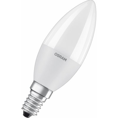 Osram LED žárovka VALUE CLASSIC B 60, E14, 7 W, 806 lm, 6500 K 37 x 110 mm – Zboží Živě