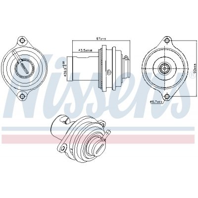 AGR-Ventil NISSENS 98411 – Hledejceny.cz
