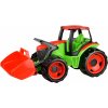 Auta, bagry, technika Lena Traktor Traktor se lžící zelenočervený