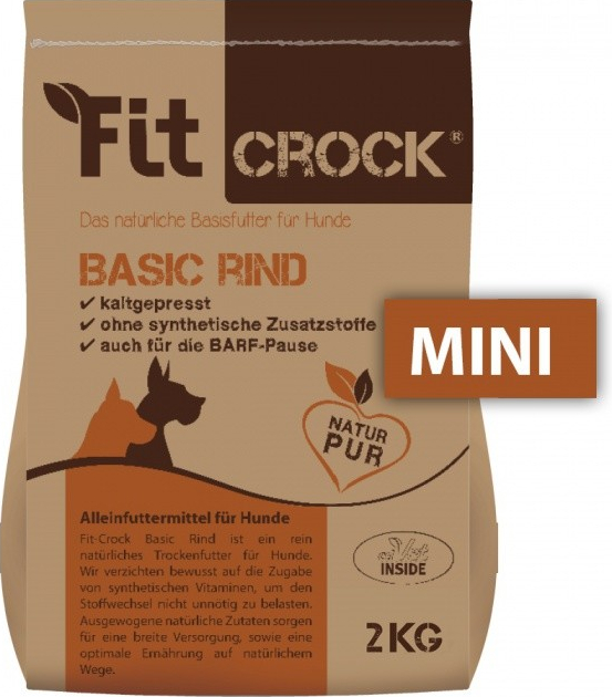 cdVet Fit-Crock Basic MINI Hovězí 2 kg