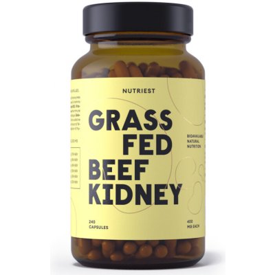 Nutriest Hovězí ledviny grass fed 240 kapslí – Hledejceny.cz