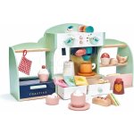 Tender Leaf Toys Dřevěná kavárna Ptačí hnízdo Bird's Nest Café s vypracovanými doplňky a nálepkami – Hledejceny.cz
