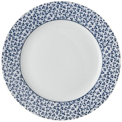 Laura Ashley UK Sada dezertních talířů Floris blue 20 cm 4 ks