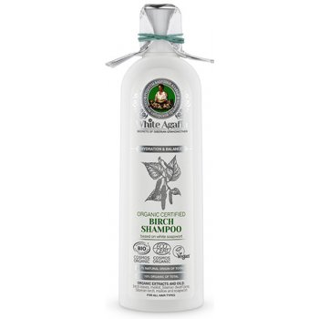 Babička Agafia White Agafia březový Shampoo pro všechny typy vlasů hydratace a rovnováha 280 ml