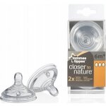 Tommee Tippee savička C2N pomalý průtok transparentní 2 ks – Zboží Dáma