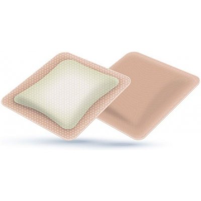 HYALO4 SILICONE ADHESIVE NON-BORDER FOAM DRESSING 10 X 20 SILIKONOVÉ ADHEZIVNÍ KRYTÍ BEZ LEPIVÉHO OKRAJE, 10