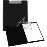 Podložka psací A5 Plastik s klipem uzavíratelná černá – Zboží Dáma