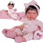 Antonio Juan 60146 miminko holčička Toneta Toneta s vlásky 33 cm – Hledejceny.cz