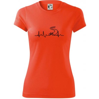 EKG silniční cyklistika Dámské Fantasy sportovní dresovina Neonově oranžová – Hledejceny.cz