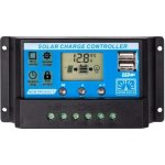 Solární regulátor PWM 12-24V/30A+USB pro Pb baterie, LiFePO4, Li-ion – Sleviste.cz