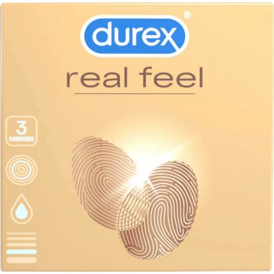 Durex Real Feel kondomy latex free 3 ks – Zboží Mobilmania