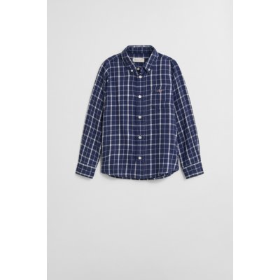 Gant Checked Flannel Bd Shirt Persian Blue – Sleviste.cz