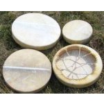 Mato Šamanský buben Bizon se stopami Velikost šamanského bubnu 30 cm – Zboží Dáma