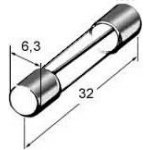 Pojistka skleněná 3A 6,3x32 – Zboží Mobilmania