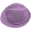 Klobouk Maximo dětský letní klobouk tmavě fialový