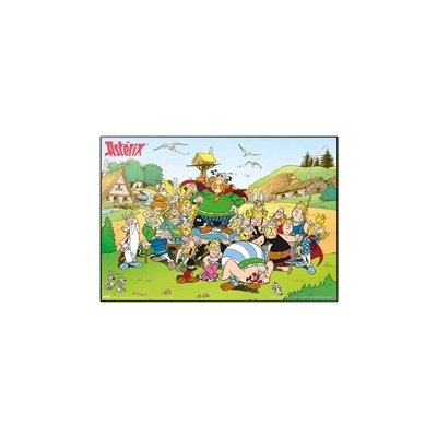 CurePink Podložka na psací stůl Asterix a Obelix Group 49,5 cm x 34,5 cm TSEH532 – Zboží Mobilmania