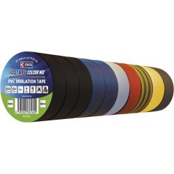 EMOS F615992 Izolační páska PVC 15 mm x 10 m mix