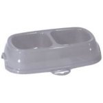 Zolux miska plast dvojmiska kočka protiskluz 2 x 0,2 l – Hledejceny.cz