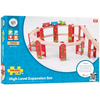 Bigjigs Rail Víceúrovňový set kolejí – Zboží Dáma