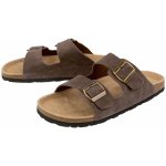 Livergy Pánské pantofle hnědá – Sleviste.cz