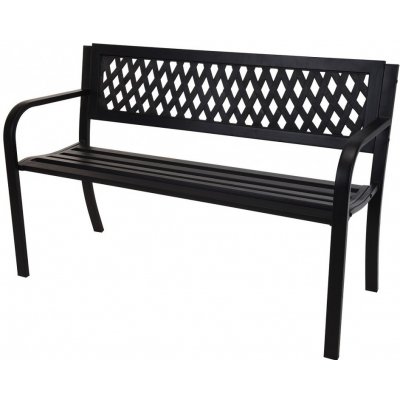 ProGarden KO-YA3000010 Zahradní lavice ocelová 119 x 50 x 75 cm – Zboží Dáma