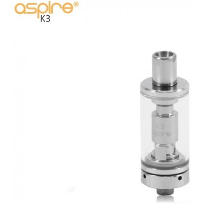 Aspire Clearomizér K3 BVC Stříbrný 2ml – Zboží Dáma