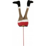 Veliký vánoční zápich nohy skřítek Elf - 20*10*82 cm - Clayre & Eef – Hledejceny.cz