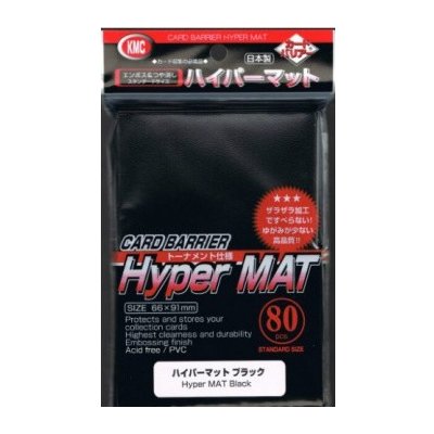 KMC obaly Standard Sleeves Hyper Mat černá 80ks – Hledejceny.cz