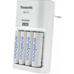 Panasonic Eneloop univerzální nabíječka + 4x AA 1 900 mAh K-KJ17MCC40E – Sleviste.cz