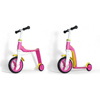 Scoot & Ride Highwaybaby 2v1 růžovo-žlutá
