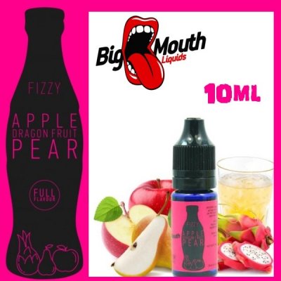 Big Mouth Fizzy Jablko, dračí ovoce a hruška 10 ml