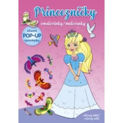 Princezničky Omalovánky růžový sešit – Hledejceny.cz