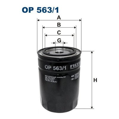 OP 563/1 FILTRON Olejový filtr – Sleviste.cz