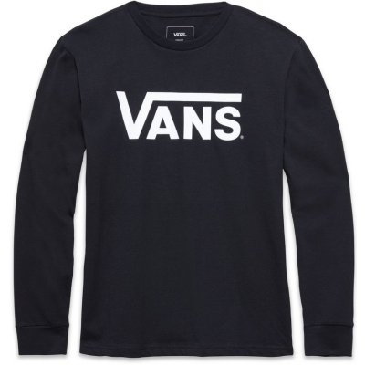 Vans BOYS Vans CLASSIC LONG SLEEVE t-shirt Black-White – Sleviste.cz