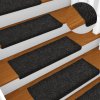 Schody zahrada-XL Nášlapy na schody 5 ks černé 65x21x4 cm vpichované