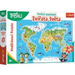 Trefl Vzdělávací 48 Treflíci poznávají zvířata světa – Zboží Dáma