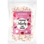 Allnature Mrazem sušené jahody v bílé čokoládě 100 g – Zboží Dáma
