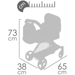 DeCuevas 81745 Skládací 3 v 1 s taškou PROVENZA 2023 73 cm