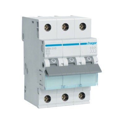 Hager Electro 3p B 10A 6kA MBN310 – Hledejceny.cz