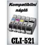 Handsome Canon - Náplň do tiskárny CLI-521Bk - photo black s čipem - kompatibilní – Sleviste.cz