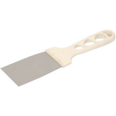 Nerezová špachtle Kubala 60 mm s ergonomickou dřevoplastovou rukojetí – Zboží Mobilmania