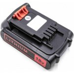 VHBW Black & Decker BL1518 / BL2018, 18 V, 1.5 Ah - neoriginální – Zboží Dáma