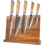 Sakuro Kuchyňský set 5 nožů s magnetickým stojanem Olive – Sleviste.cz
