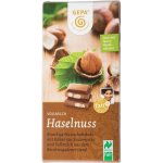 Gepa Bio mléčná s celými lískovými oříšky, 100 g – Zboží Dáma