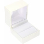 Zlatnictví Helios Koženková bílá krabička na šperky – Zboží Dáma