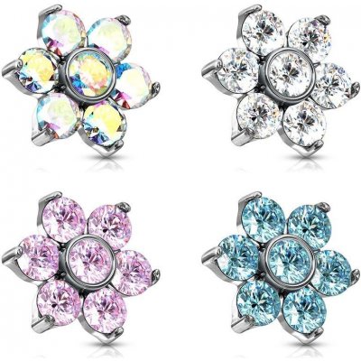 S4U Náhradní kytička k labretě (růžová) ND012-P – Sleviste.cz