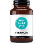 Viridian Folic Acid with DHA Kyselina listová s DHA 90 kapslí – Hledejceny.cz